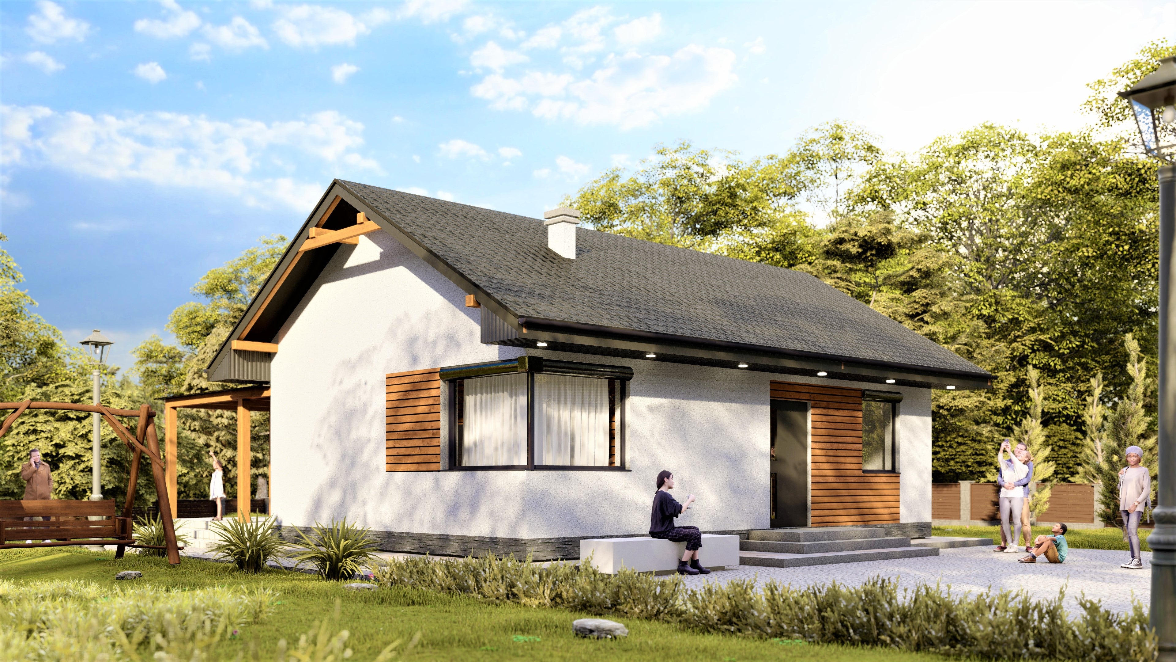 Kit Casa 70mp (TimberFrame) A1 - 7 x 10m