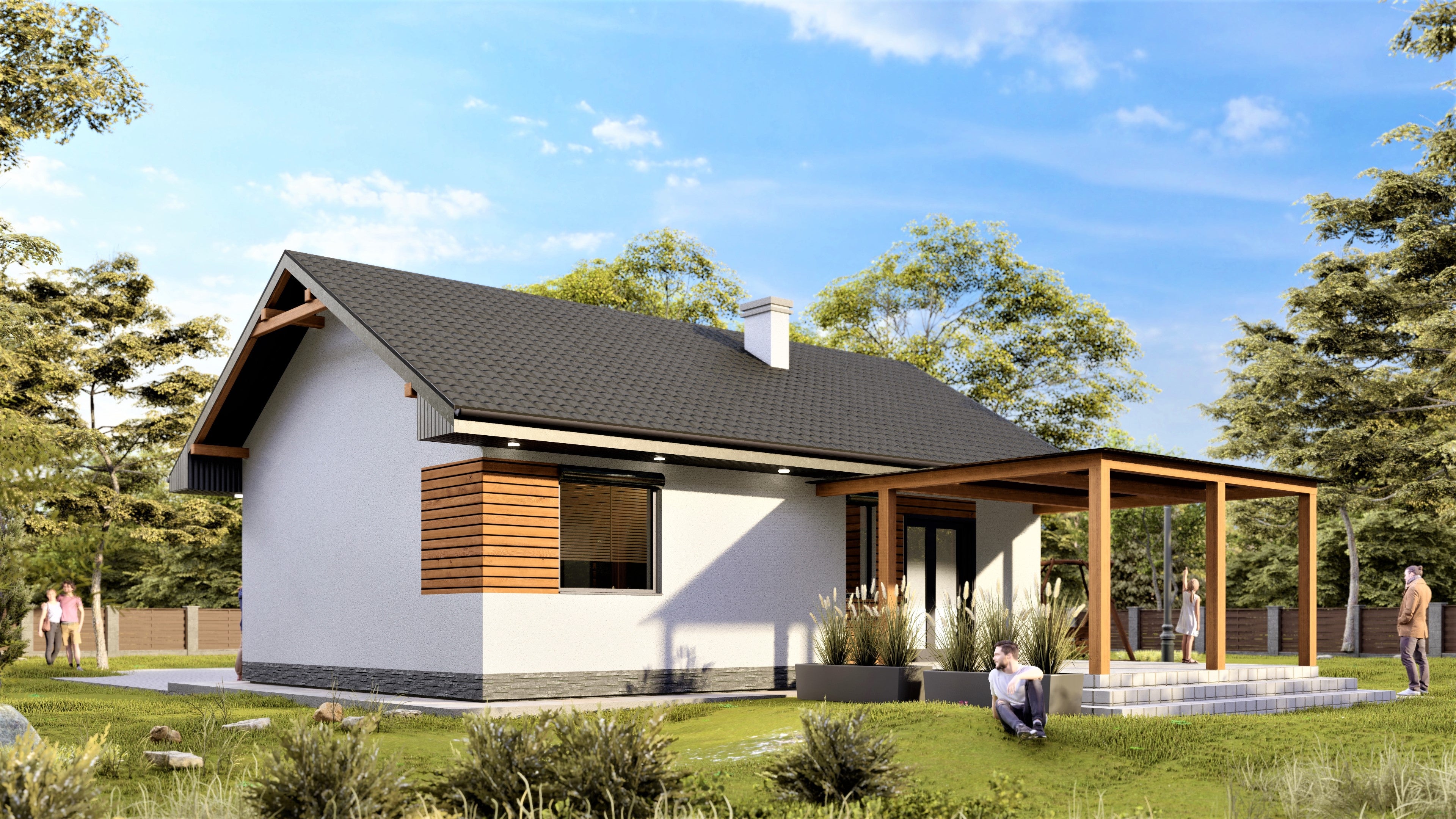 Kit Casa 70mp (TimberFrame) A1 - 7 x 10m